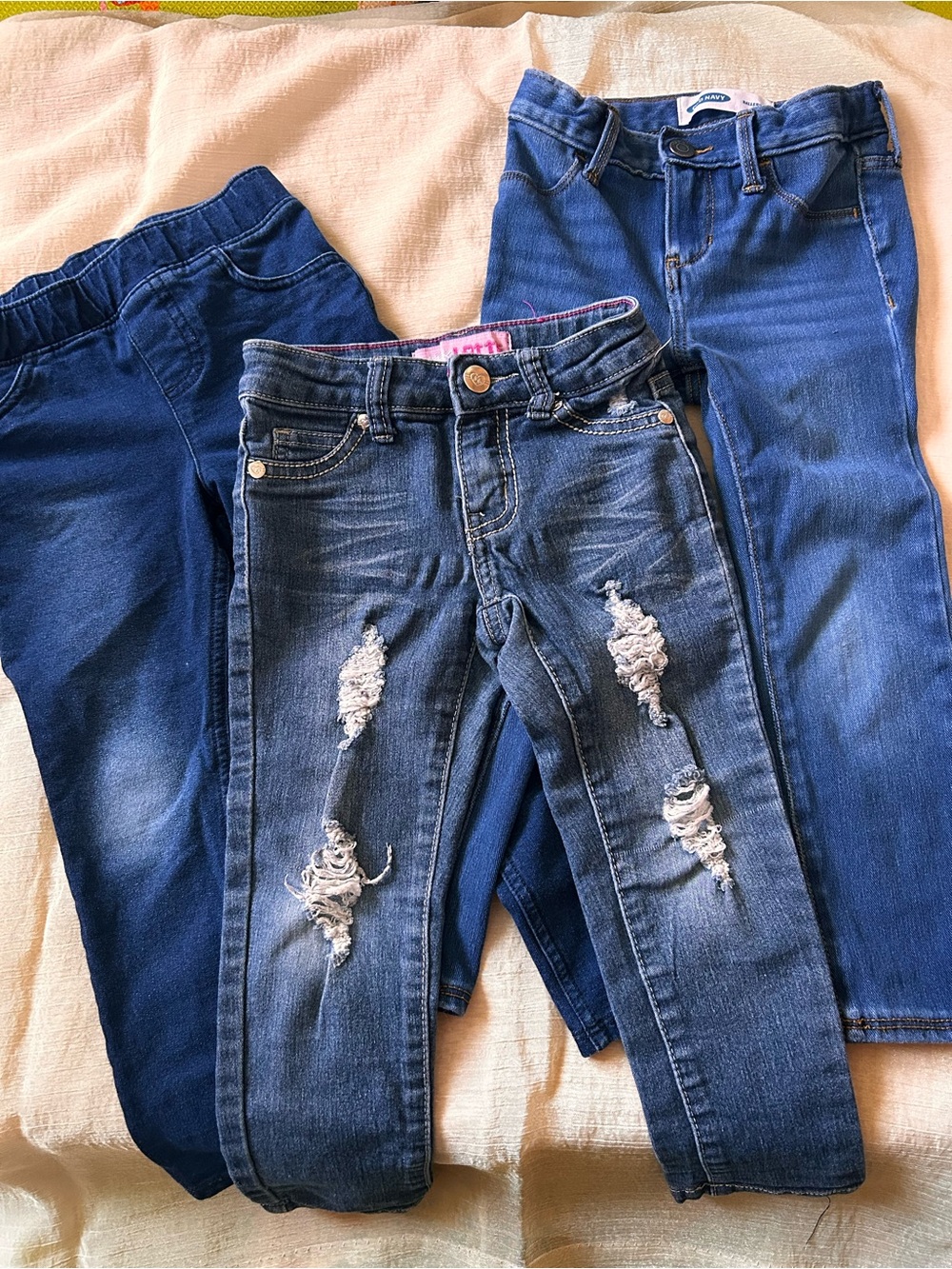 Kids Dark Blue Denim Jeans - Pack